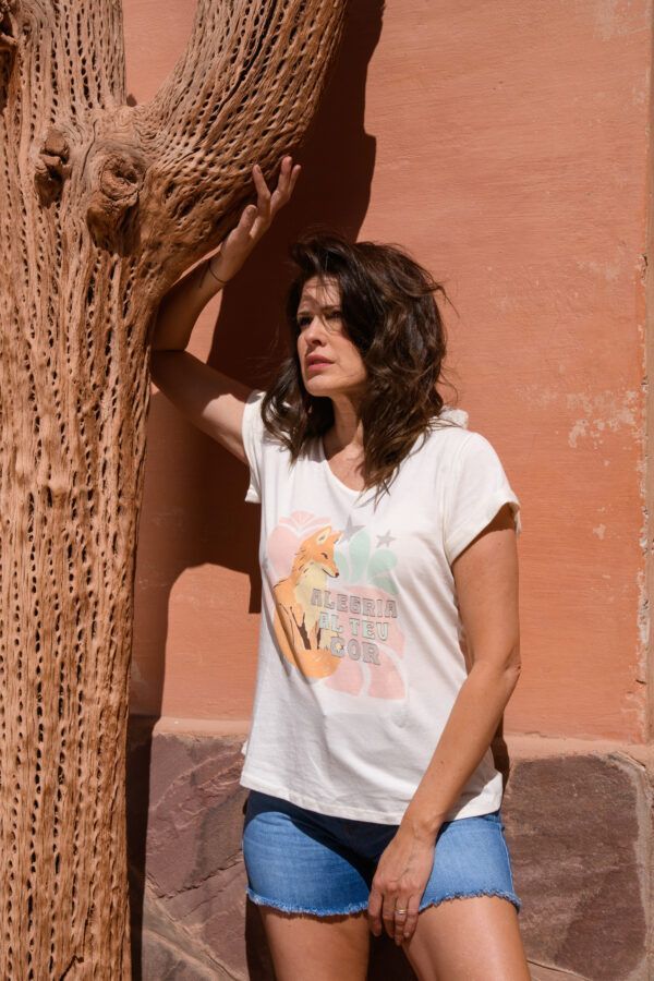 Remera Alegría Cor Crudo