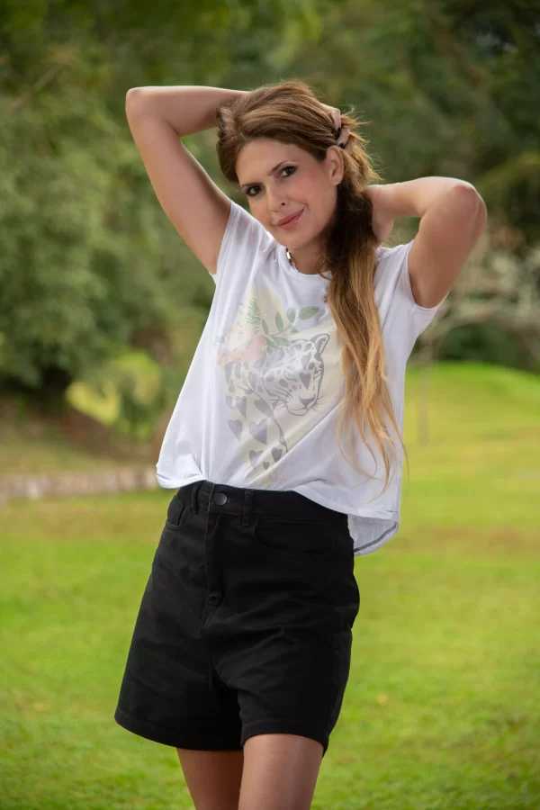 Remera Flores del Amor Blanco